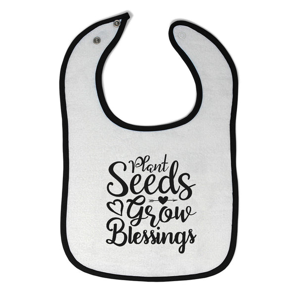 Cloth Bibs for Babies Plant Seeds Grow Blessings Baby Accessories Cotton - Cute Rascals