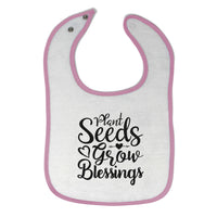 Cloth Bibs for Babies Plant Seeds Grow Blessings Baby Accessories Cotton - Cute Rascals