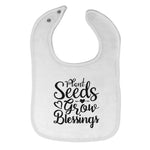 Cloth Bibs for Babies Plant Seeds Grow Blessings Baby Accessories Cotton - Cute Rascals