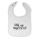 Cloth Bibs for Babies Rise up and Pray Baby Accessories Burp Cloths Cotton - Cute Rascals