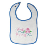 Cloth Bibs for Babies Shake Your Bunny Tail Baby Accessories Burp Cloths Cotton - Cute Rascals