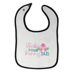 Cloth Bibs for Babies Shake Your Bunny Tail Baby Accessories Burp Cloths Cotton - Cute Rascals