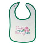Cloth Bibs for Babies Shake Your Bunny Tail Baby Accessories Burp Cloths Cotton - Cute Rascals