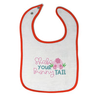 Cloth Bibs for Babies Shake Your Bunny Tail Baby Accessories Burp Cloths Cotton - Cute Rascals