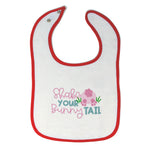 Cloth Bibs for Babies Shake Your Bunny Tail Baby Accessories Burp Cloths Cotton - Cute Rascals