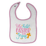 Cloth Bibs for Babies Silly Rabbit Easter Is for Jesus Cross Baby Accessories - Cute Rascals