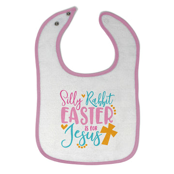 Cloth Bibs for Babies Silly Rabbit Easter Is for Jesus Cross Baby Accessories