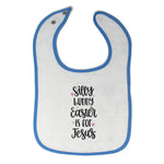 Cloth Bibs for Babies Silly Bunny Easter Is for Jesus Baby Accessories Cotton - Cute Rascals