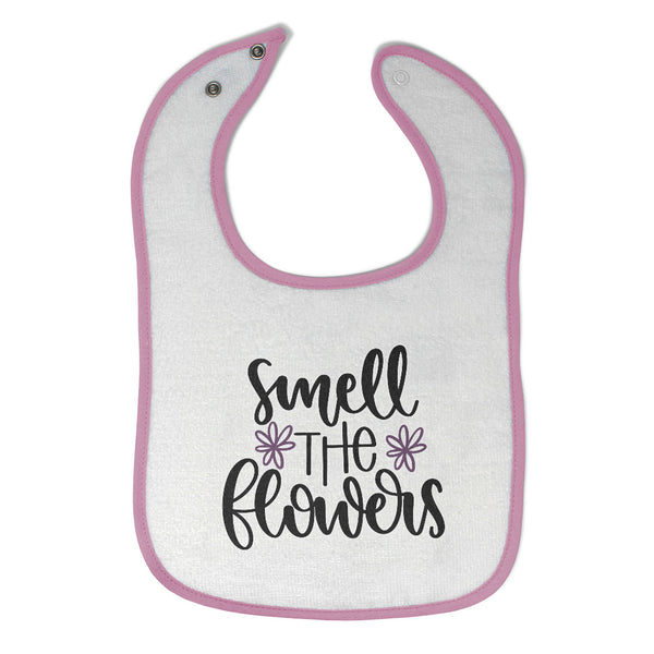 Cloth Bibs for Babies Smell The Flowers Baby Accessories Burp Cloths Cotton - Cute Rascals