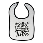 Cloth Bibs for Babies Sweet Summer Time Baby Accessories Burp Cloths Cotton - Cute Rascals