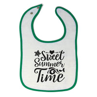 Cloth Bibs for Babies Sweet Summer Time Baby Accessories Burp Cloths Cotton - Cute Rascals