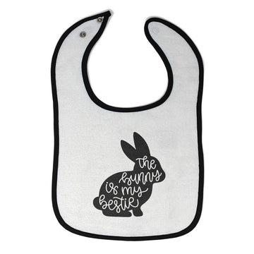 Cloth Bibs for Babies The Bunny Is My Bestie Baby Accessories Burp Cloths Cotton