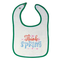 Cloth Bibs for Babies Think Spring Baby Accessories Burp Cloths Cotton - Cute Rascals