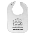 Cloth Bibs for Babies He Brushed Our Inequities & Wounds We Are Healed Cotton