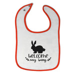 Cloth Bibs for Babies Welcome Every Bunny Baby Accessories Burp Cloths Cotton - Cute Rascals