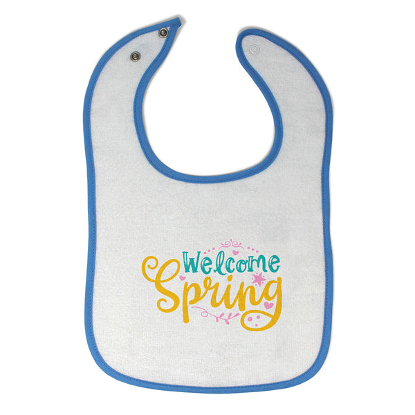 Cloth Bibs for Babies Welcome Spring Baby Accessories Burp Cloths Cotton - Cute Rascals