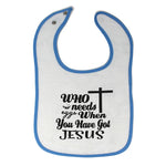 Cloth Bibs for Babies Who Needs Eggs When You Have Got Jesus Baby Accessories - Cute Rascals