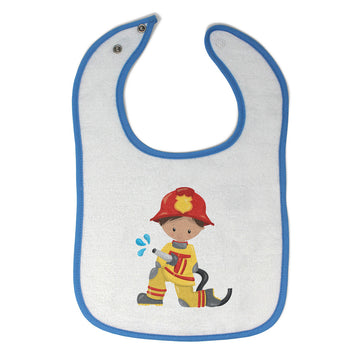 Baby Boy Bibs Firefighter Boy Hose S Professions Firefighter Burp Cloths Cotton