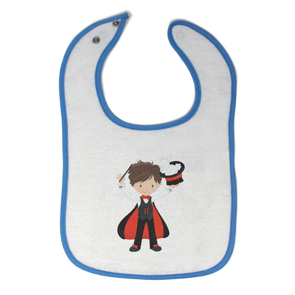 Baby Boy Bibs Magician Magic Hat Bunny Boy Professions Others Burp Cloths Cotton - Cute Rascals