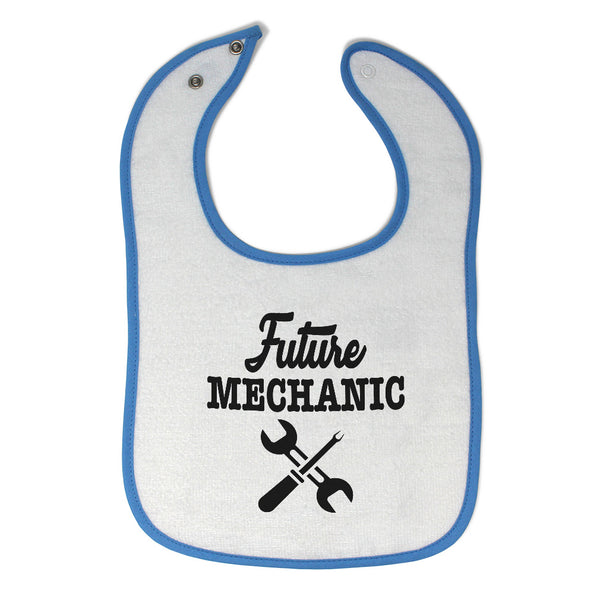 Cloth Bibs for Babies Future Mechanic Profession Tools Baby Accessories Cotton - Cute Rascals