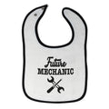 Cloth Bibs for Babies Future Mechanic Profession Tools Baby Accessories Cotton