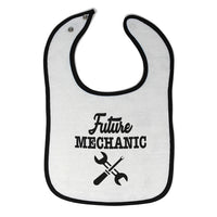 Cloth Bibs for Babies Future Mechanic Profession Tools Baby Accessories Cotton - Cute Rascals