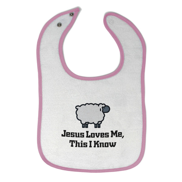 Cloth Bibs for Babies Jesus Loves Me This I Know Christian Jesus God Style C - Cute Rascals