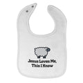 Cloth Bibs for Babies Jesus Loves Me This I Know Christian Jesus God Style C