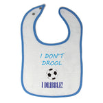 Cloth Bibs for Babies I Don'T Drool I Dribble! Soccer Baby Accessories Cotton - Cute Rascals