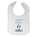 Cloth Bibs for Babies I Don'T Drool I Dribble! Soccer Baby Accessories Cotton