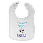 Cloth Bibs for Babies I Don'T Drool I Dribble! Soccer Baby Accessories Cotton - Cute Rascals