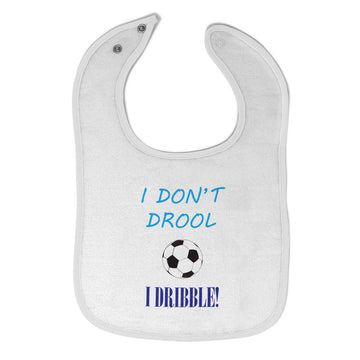 Cloth Bibs for Babies I Don'T Drool I Dribble! Soccer Baby Accessories Cotton