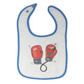 Cloth Bibs for Babies Boxing Gloves Sports Boxing Baby Accessories Cotton