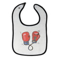 Cloth Bibs for Babies Boxing Gloves Sports Boxing Baby Accessories Cotton