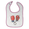 Cloth Bibs for Babies Boxing Gloves Sports Boxing Baby Accessories Cotton