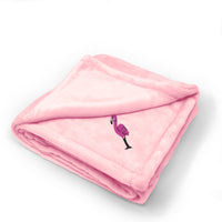 Tall Flamingo Pink Full Body Embroidery