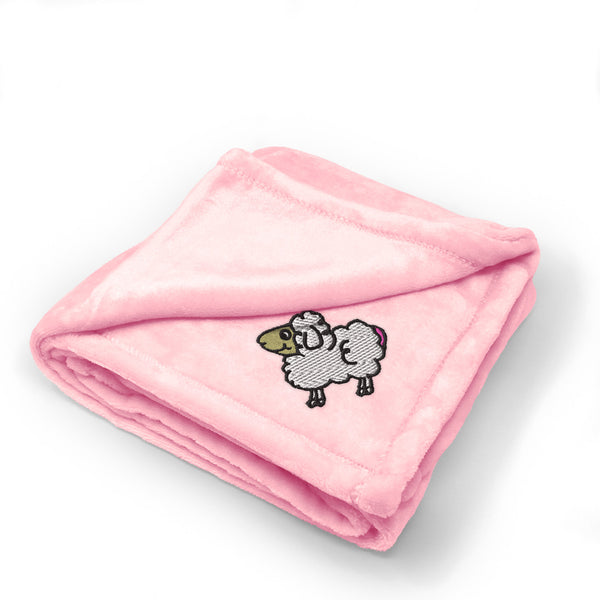 Cartoon Sheep Side Embroidery