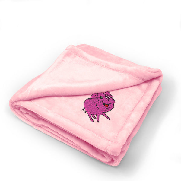 Smiley Pig Embroidery