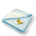 Kids Yellow Duck Bath Embroidery