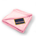 Plush Baby Blanket Cape Verde Embroidery Receiving Swaddle Blanket Polyester
