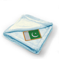 Plush Baby Blanket Pakistan Embroidery Receiving Swaddle Blanket Polyester