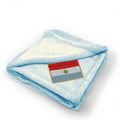 Plush Baby Blanket Paraguay Embroidery Receiving Swaddle Blanket Polyester