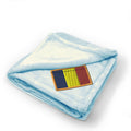 Plush Baby Blanket Romania Embroidery Receiving Swaddle Blanket Polyester
