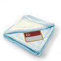 Plush Baby Blanket Singapore Embroidery Receiving Swaddle Blanket Polyester