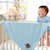 Plush Baby Blanket I Love Dad Shadows Embroidery Receiving Swaddle Blanket