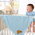 Plush Baby Blanket Hawk Head Embroidery Receiving Swaddle Blanket Polyester