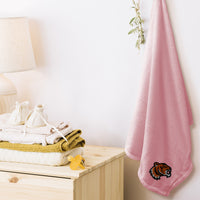 Plush Baby Blanket Animal Tigers Mascot Embroidery Receiving Swaddle Blanket