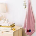 Plush Baby Blanket Table Tennis Embroidery Receiving Swaddle Blanket Polyester