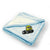 Plush Baby Blanket Semi Embroidery Receiving Swaddle Blanket Polyester