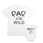 Daddy and Baby Matching Outfits Dad in The Wild - Boy in The Wild Cotton